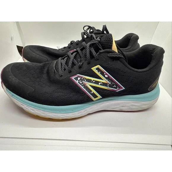 Size 11- New Balance Fresh Foam 680v7 Black Surf Women's Running Shoes - Picture 4 of 8